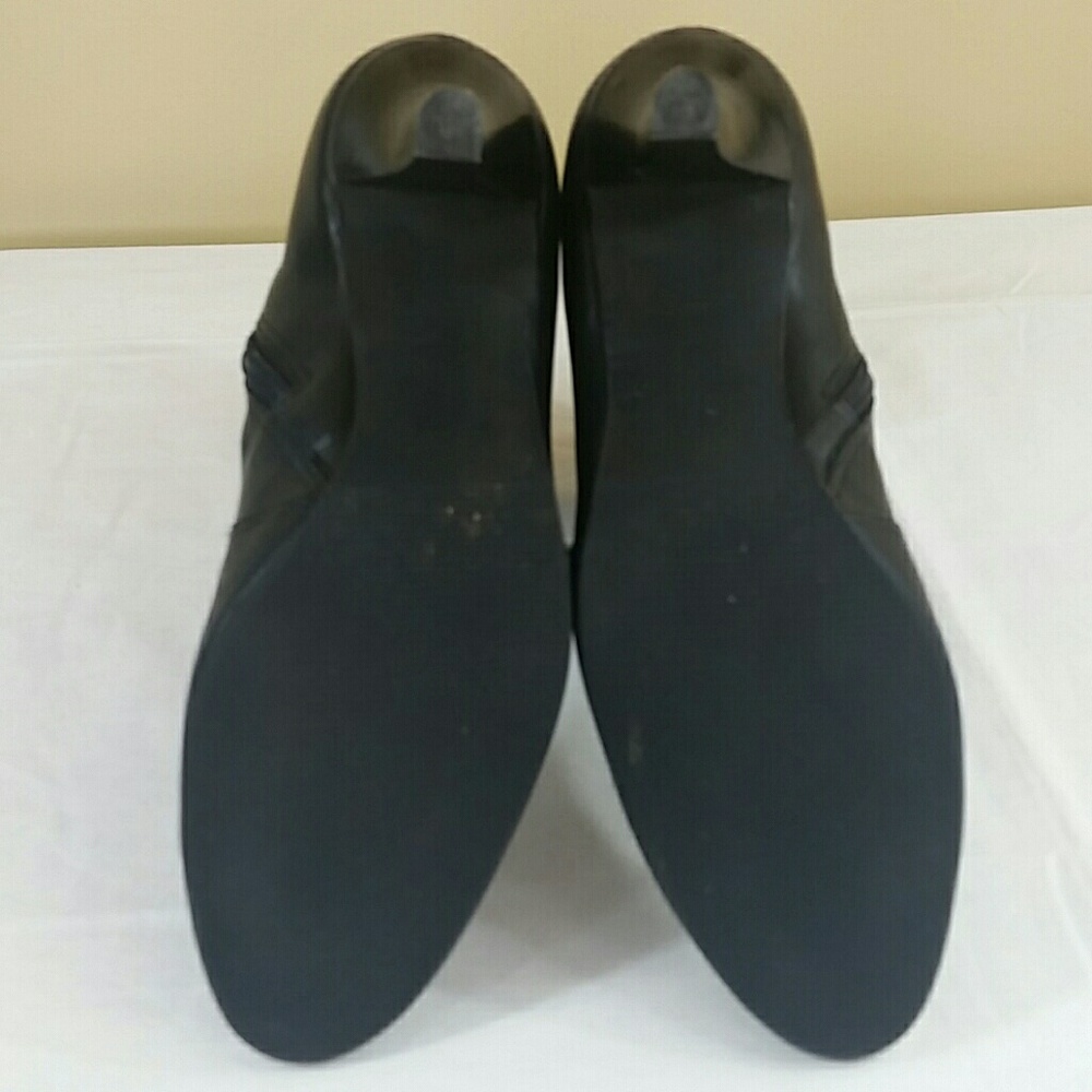 Vigotti black leather high heel boots - Picture 7 of 8